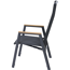 Sessel 'Bologna' anthrazit/matt 46 x 113 x 77 cm