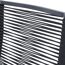 Gartenstuhl 'Bologna' stapelbar Aluminium anthrazit 56 x 113 x 77 cm