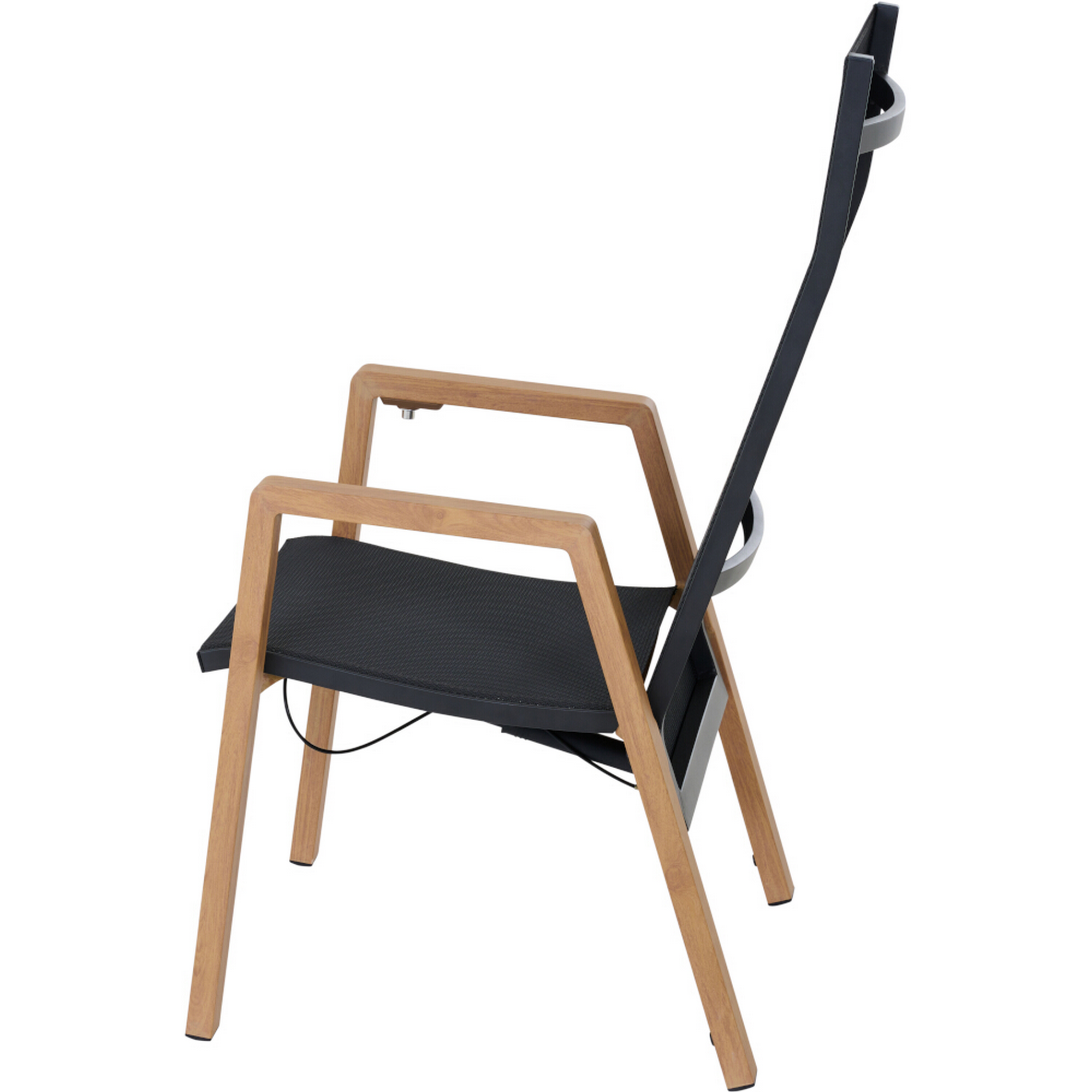 Sessel 'Catania' teakfarben 48 x 111 x 67,5 cm