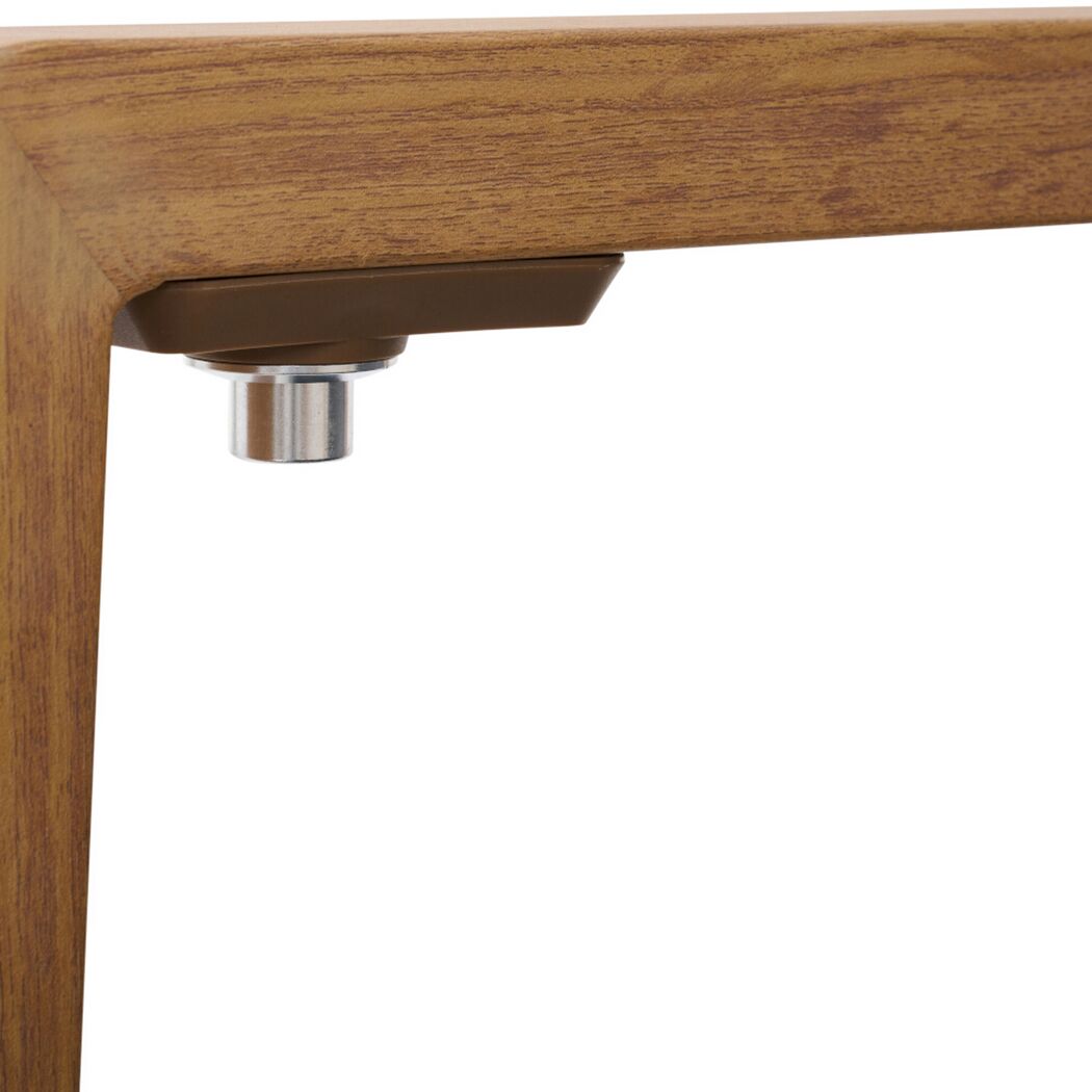 Gartenstuhl 'Catania' stapelbar Aluminium braun 60 x 111 x 67,5 cm