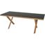 Gartentisch 'Catania' Aluminium/Glas 90 x 74 x 200 cm