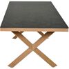 Gartentisch 'Catania' Aluminium/Glas 90 x 74 x 200 cm