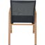 Gartenstuhl 'Catania' stapelbar Aluminium braun 57 x 92 x 56 cm