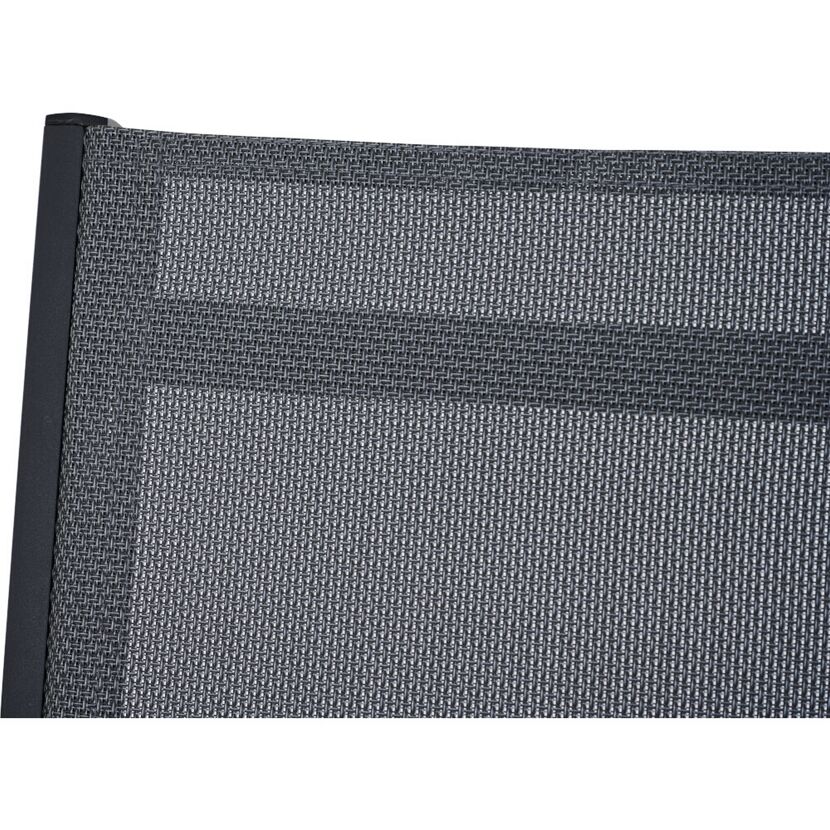 Gartenstuhl 'Tauro' stapelbar Aluminium anthrazit 62,8 x 99 x 70,5 cm