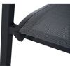 Gartenstuhl 'Tauro' stapelbar Aluminium anthrazit 62,8 x 99 x 70,5 cm