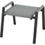 Gartenhocker 'Tauro' stapelbar Aluminium anthrazit 59 x 47 x 56,5 cm
