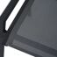 Gartenhocker 'Tauro' stapelbar Aluminium anthrazit 59 x 47 x 56,5 cm
