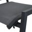 Gartenhocker 'Tauro' stapelbar Aluminium anthrazit 59 x 47 x 56,5 cm