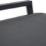 Gartenhocker 'Tauro' stapelbar Aluminium anthrazit 59 x 47 x 56,5 cm