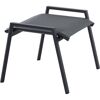 Gartenhocker 'Tauro' stapelbar Aluminium anthrazit 59 x 47 x 56,5 cm
