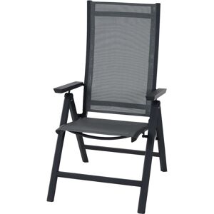 Klappsessel 'Tauro' anthrazit/matt 47 x 110 x 66 cm