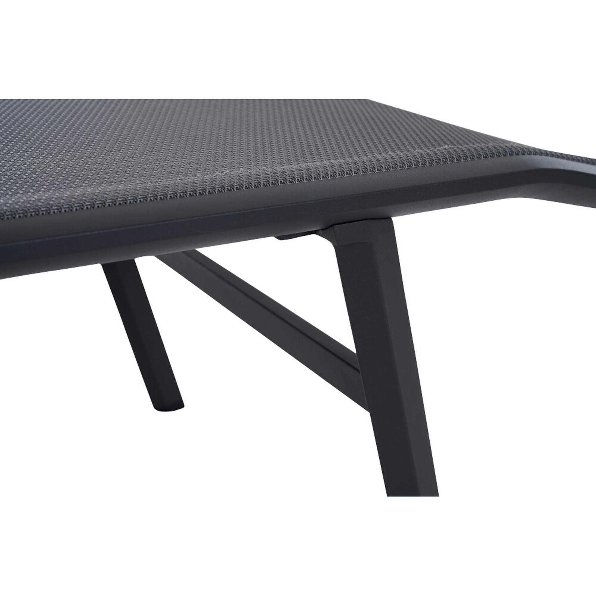 Klappliege 'Tauro' anthrazit/matt 55,5 x 113 x 182,5 cm