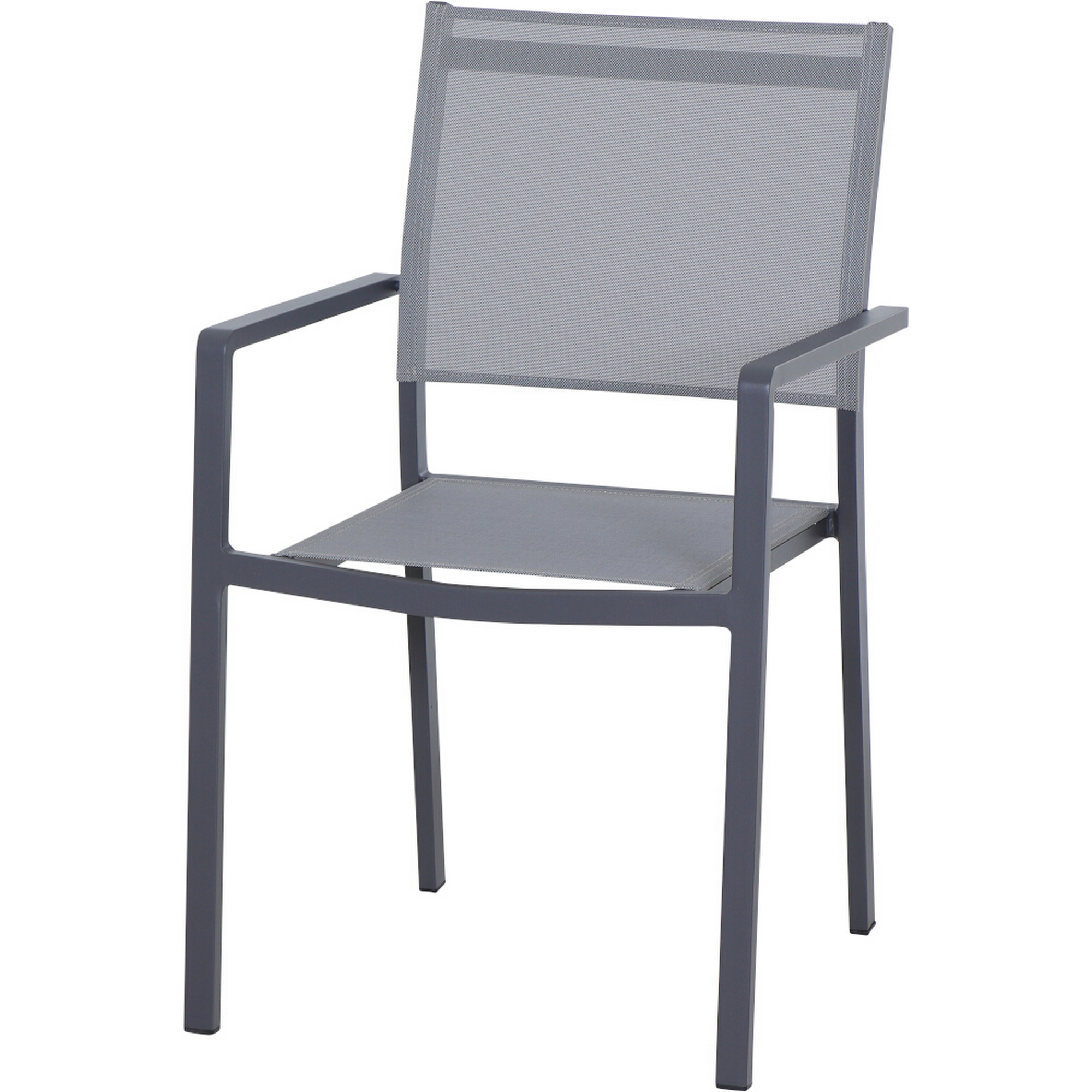 Stapelsessel 'Leeds' anthrazit/matt 48 x 88 x 54 cm