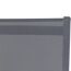 Gartenstuhl 'Leeds' stapelbar Aluminium anthrazit 54 x 88 x 54 cm