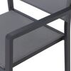 Gartenstuhl 'Leeds' stapelbar Aluminium anthrazit 54 x 88 x 54 cm