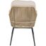 Gartensessel 'Kansas' Edelstahl/Aluminium taupe 60 x 85 x 70 cm
