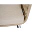Gartensessel 'Kansas' Edelstahl/Aluminium taupe 60 x 85 x 70 cm