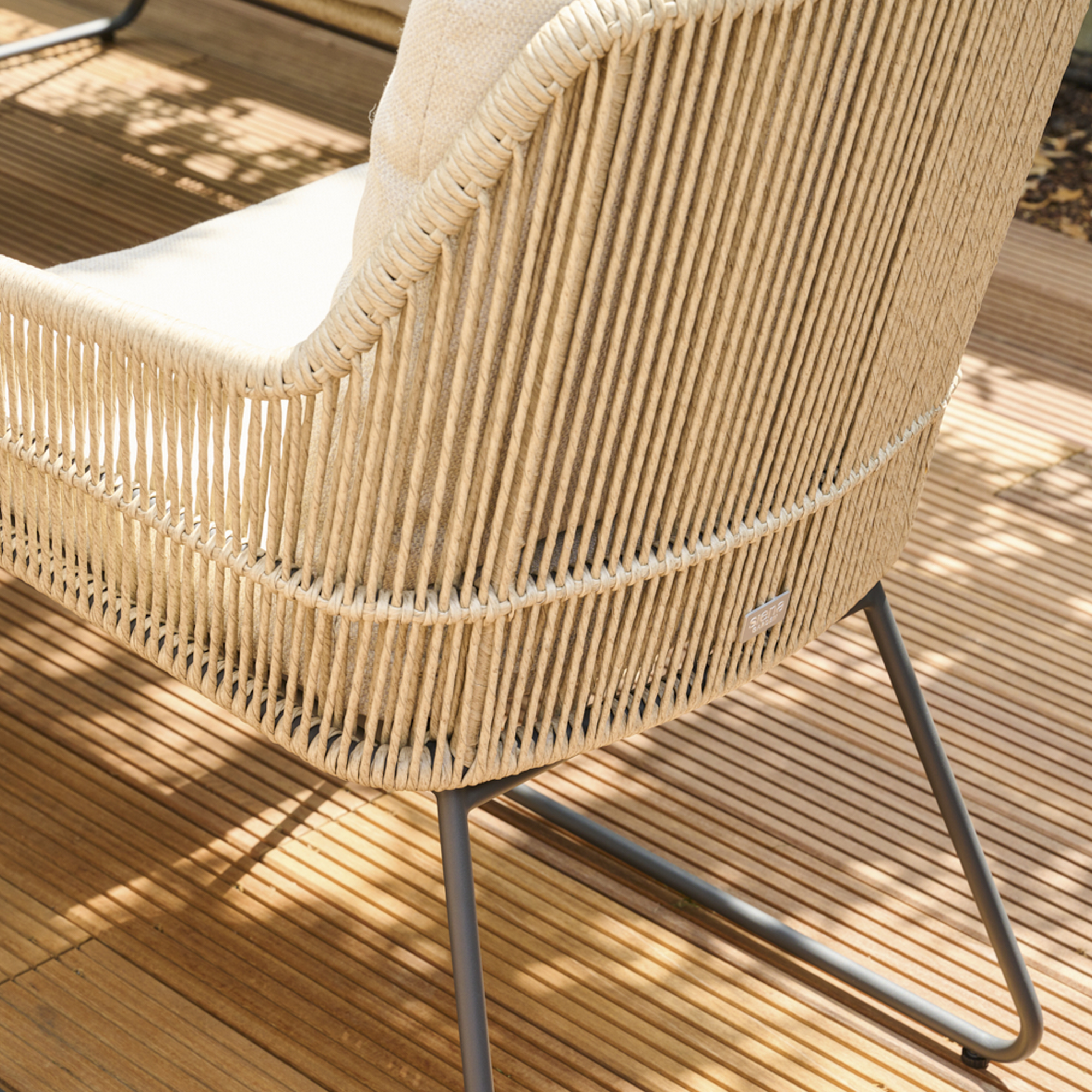 Sessel 'Kansas' taupe 47 x 85 x 70 cm