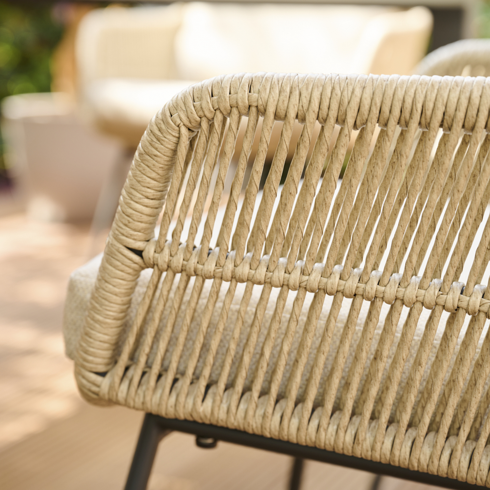 Sessel 'Kansas' taupe 47 x 85 x 70 cm