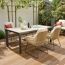 Gartensessel 'Kansas' Edelstahl/Aluminium taupe 60 x 85 x 70 cm