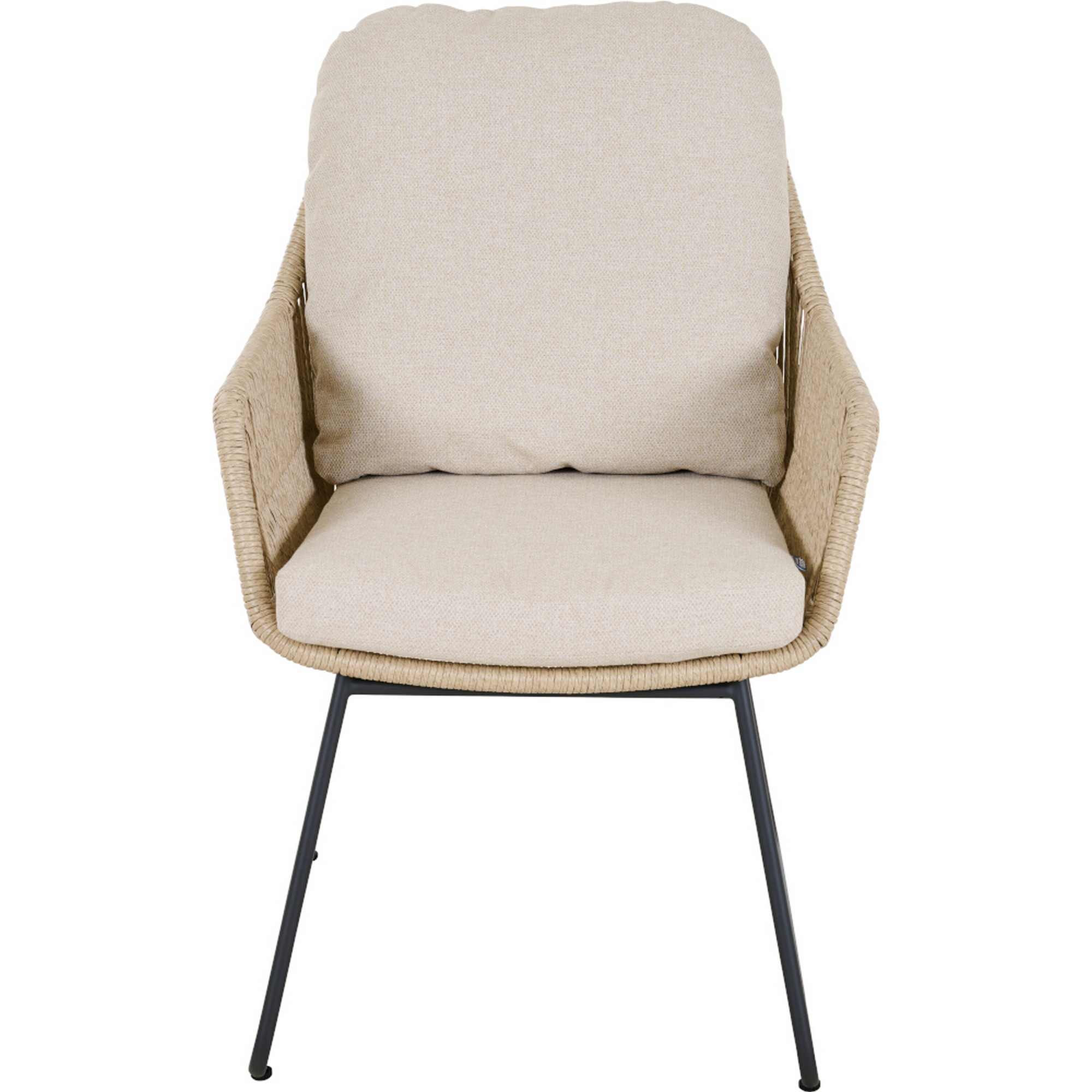 Sessel 'Kansas' taupe 47 x 85 x 70 cm