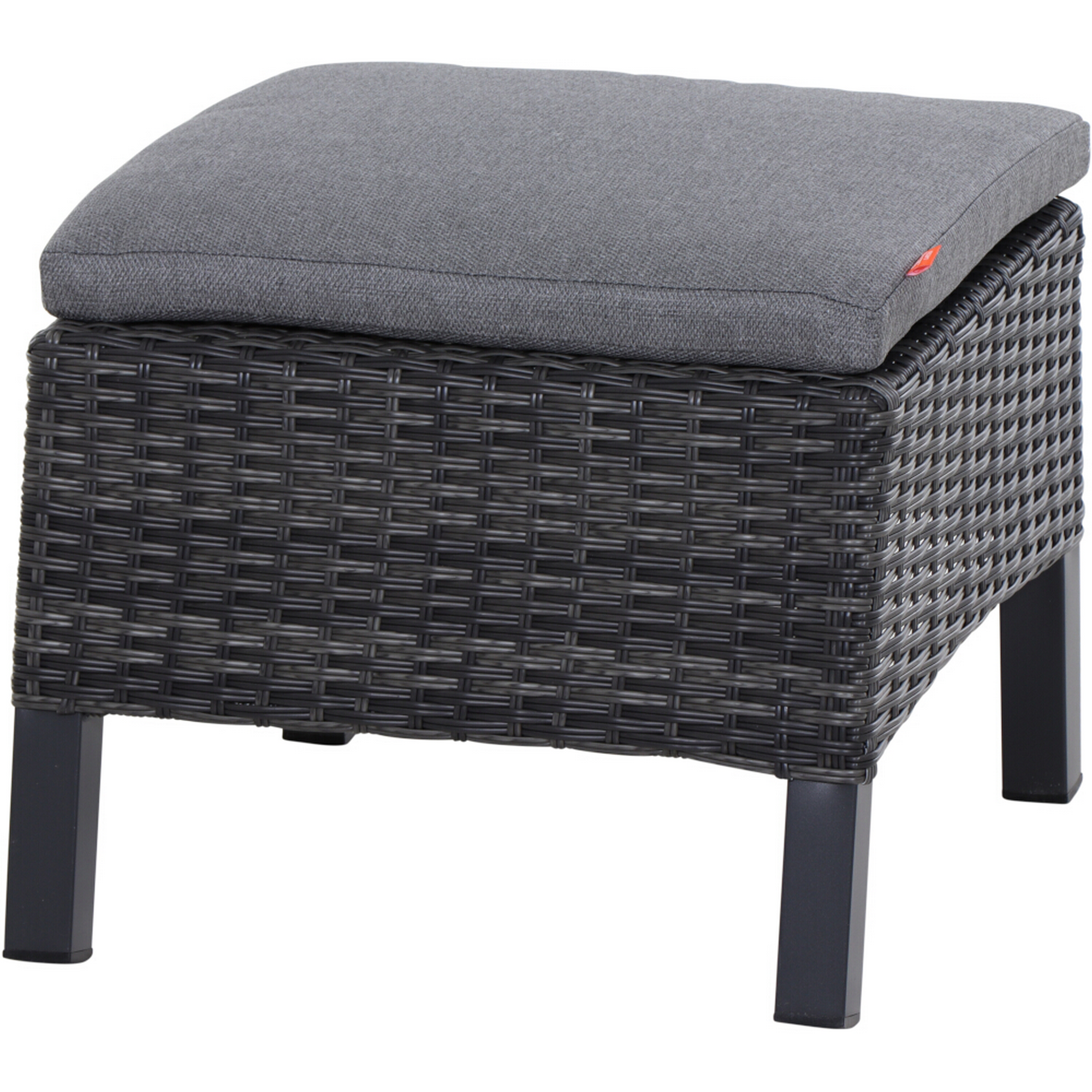 Hocker 'Taranto' anthrazit/matt 58,5 x 40 x 50 cm