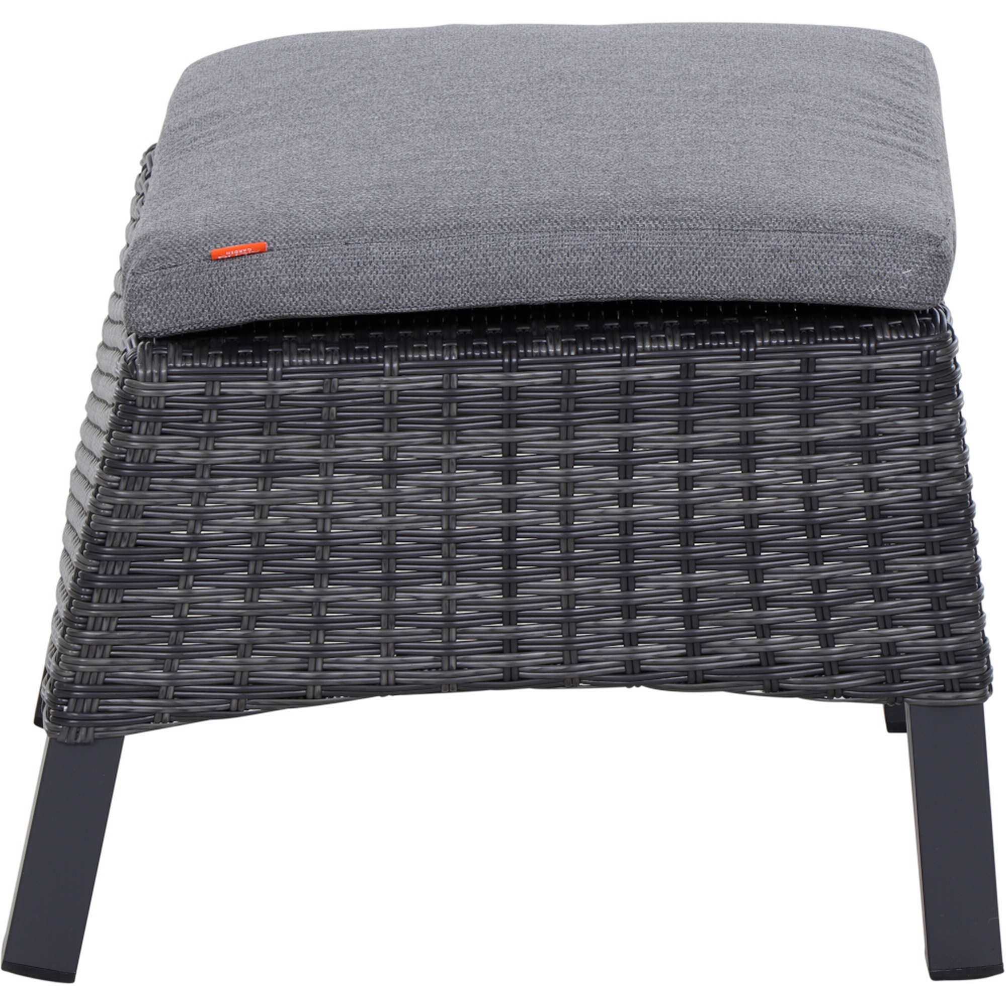 Hocker 'Taranto' anthrazit/matt 58,5 x 40 x 50 cm