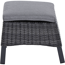Hocker 'Taranto' anthrazit/matt 58,5 x 40 x 50 cm