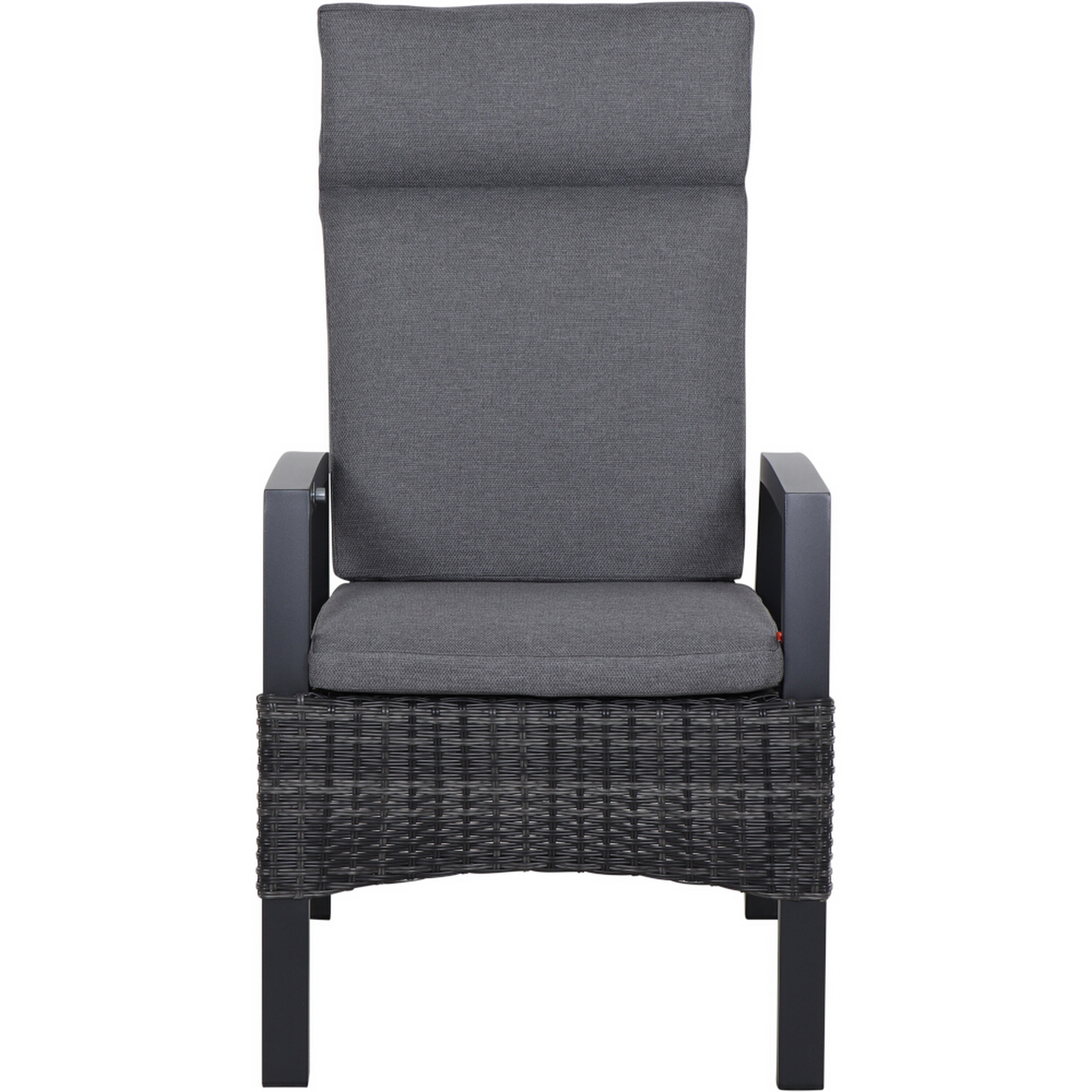 Sessel 'Taranto' anthrazit/matt 50 x 109 x 74 cm