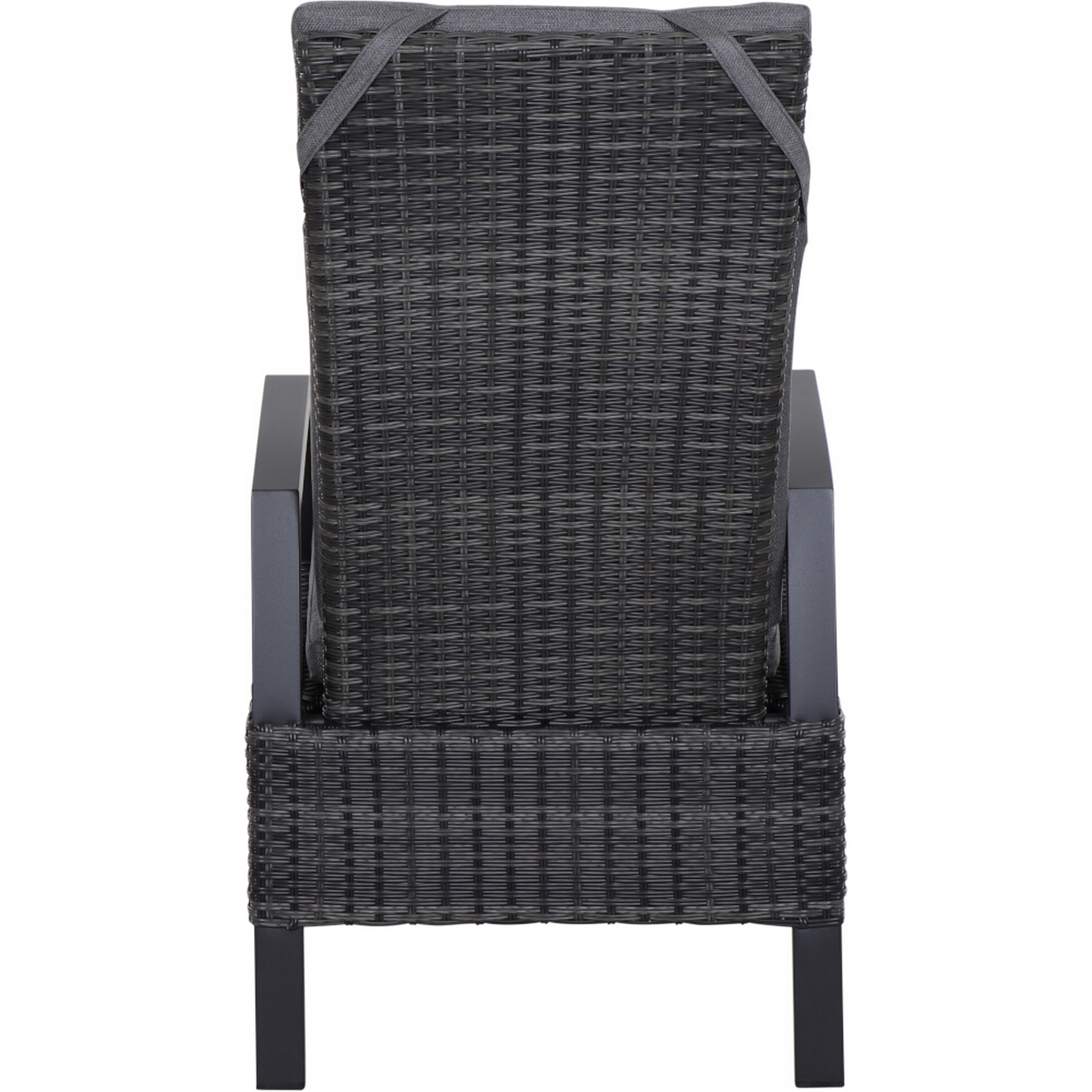 Sessel 'Taranto' anthrazit/matt 50 x 109 x 74 cm