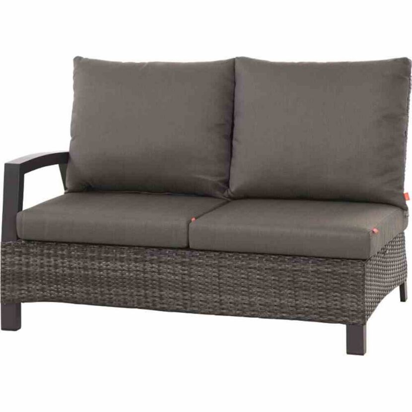 Loungemöbelset 'Taranto' Aluminium dunkelgrau 5-teilig