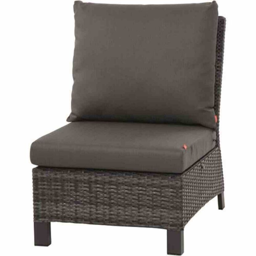 Loungemöbelset 'Taranto' Aluminium dunkelgrau 5-teilig