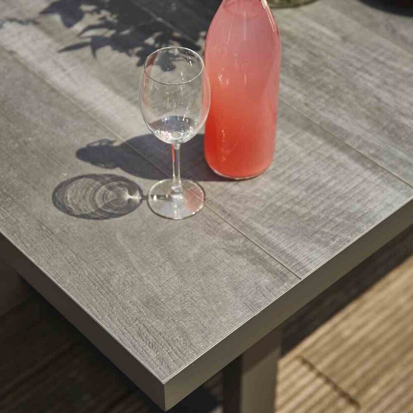Loungemöbelset 'Taranto' Aluminium dunkelgrau 5-teilig