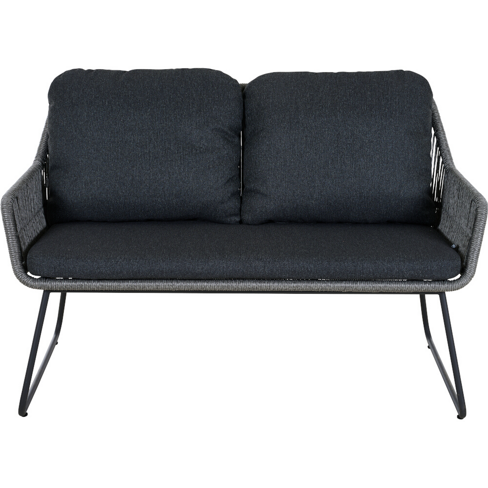 Bank 'Kansas' anthrazit/matt 120 x 85 x 70 cm