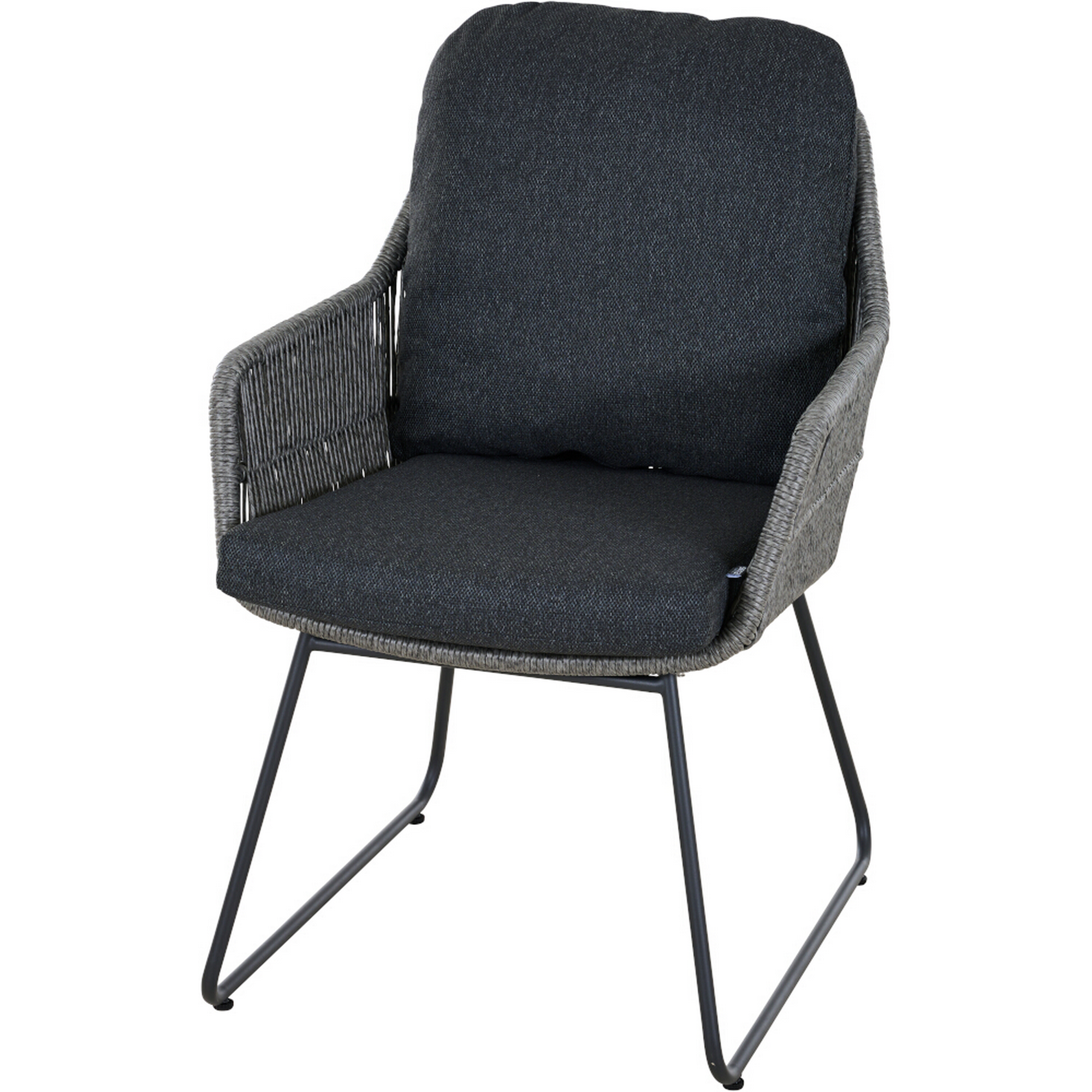 Sessel 'Kansas' anthrazit/matt 47 x 85 x 70 cm