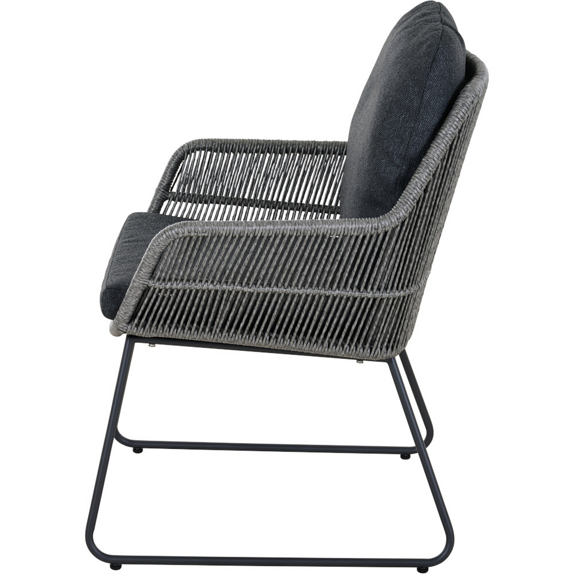 Sessel 'Kansas' anthrazit/matt 47 x 85 x 70 cm