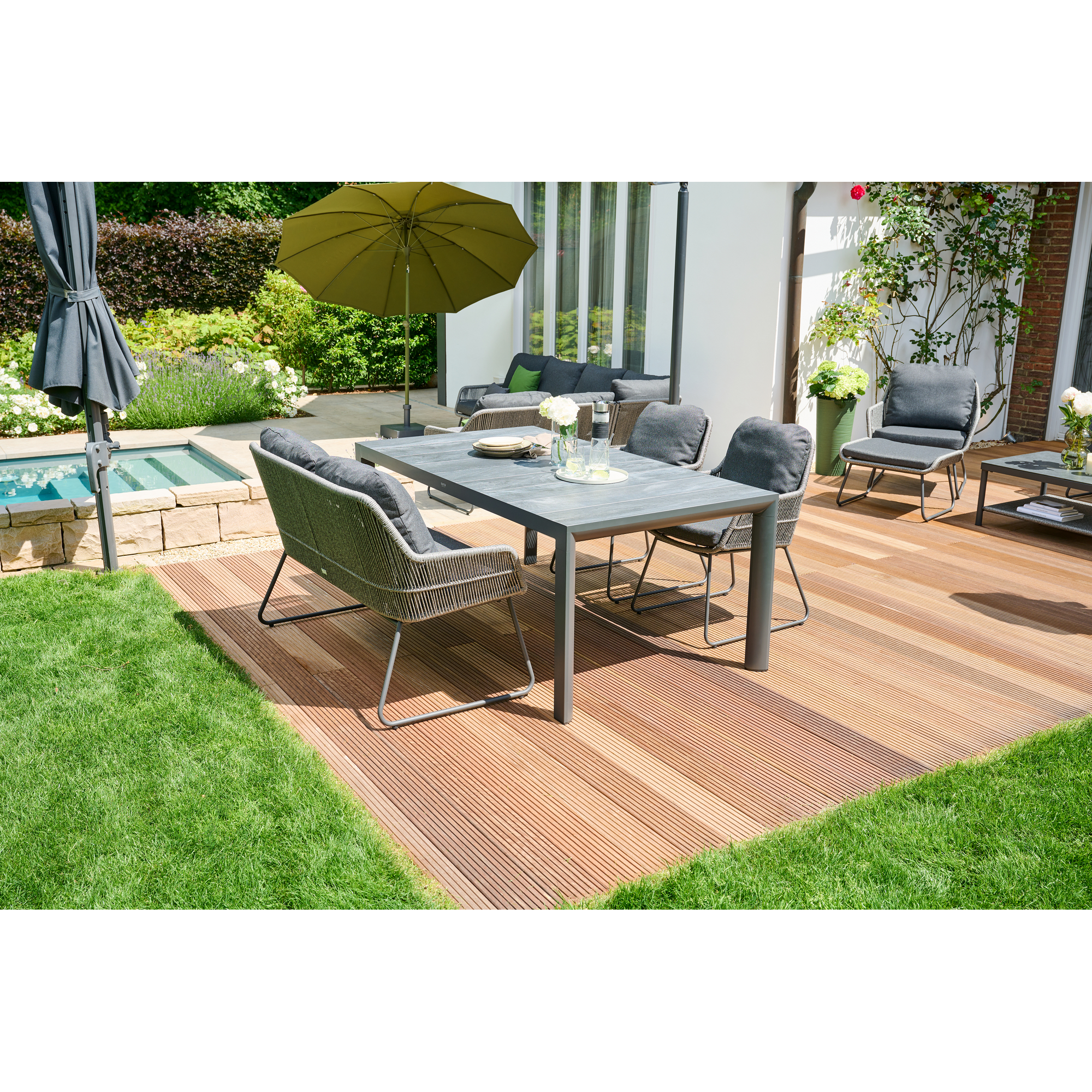 Sessel 'Kansas' anthrazit/matt 47 x 85 x 70 cm