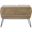 Bank 'Kansas' taupe 120 x 85 x 70 cm