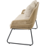 Bank 'Kansas' taupe 120 x 85 x 70 cm