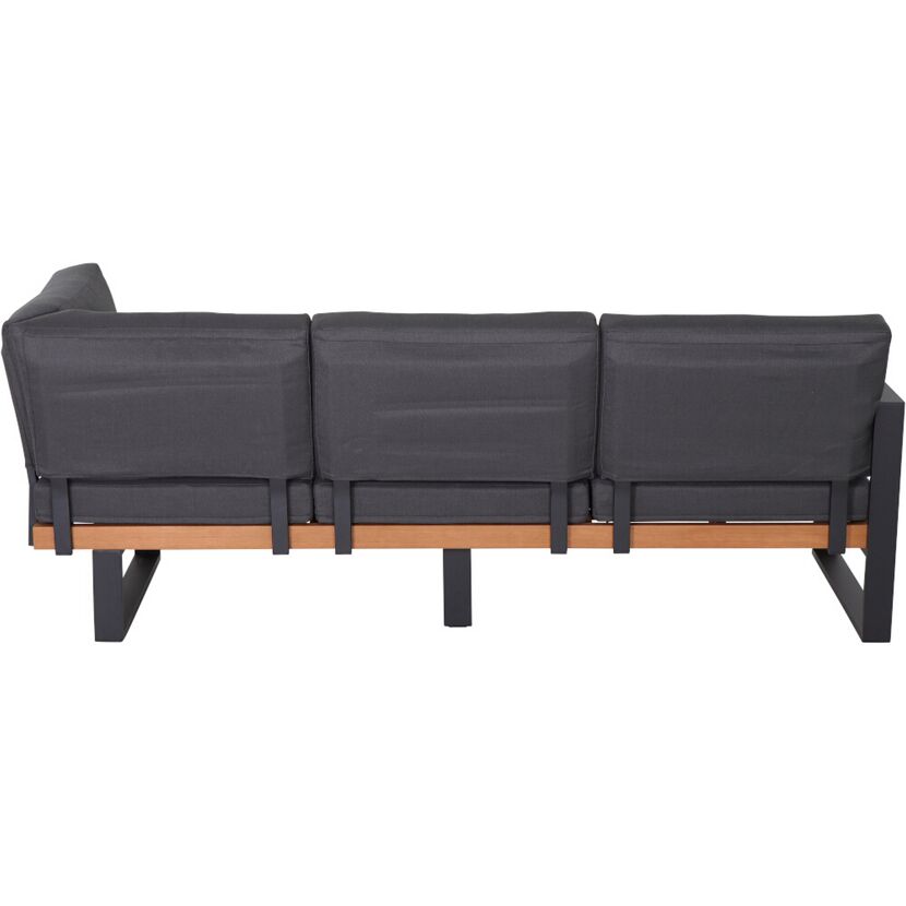 Loungemöbelset 'Modena' Aluminium anthrazit 3-teilig