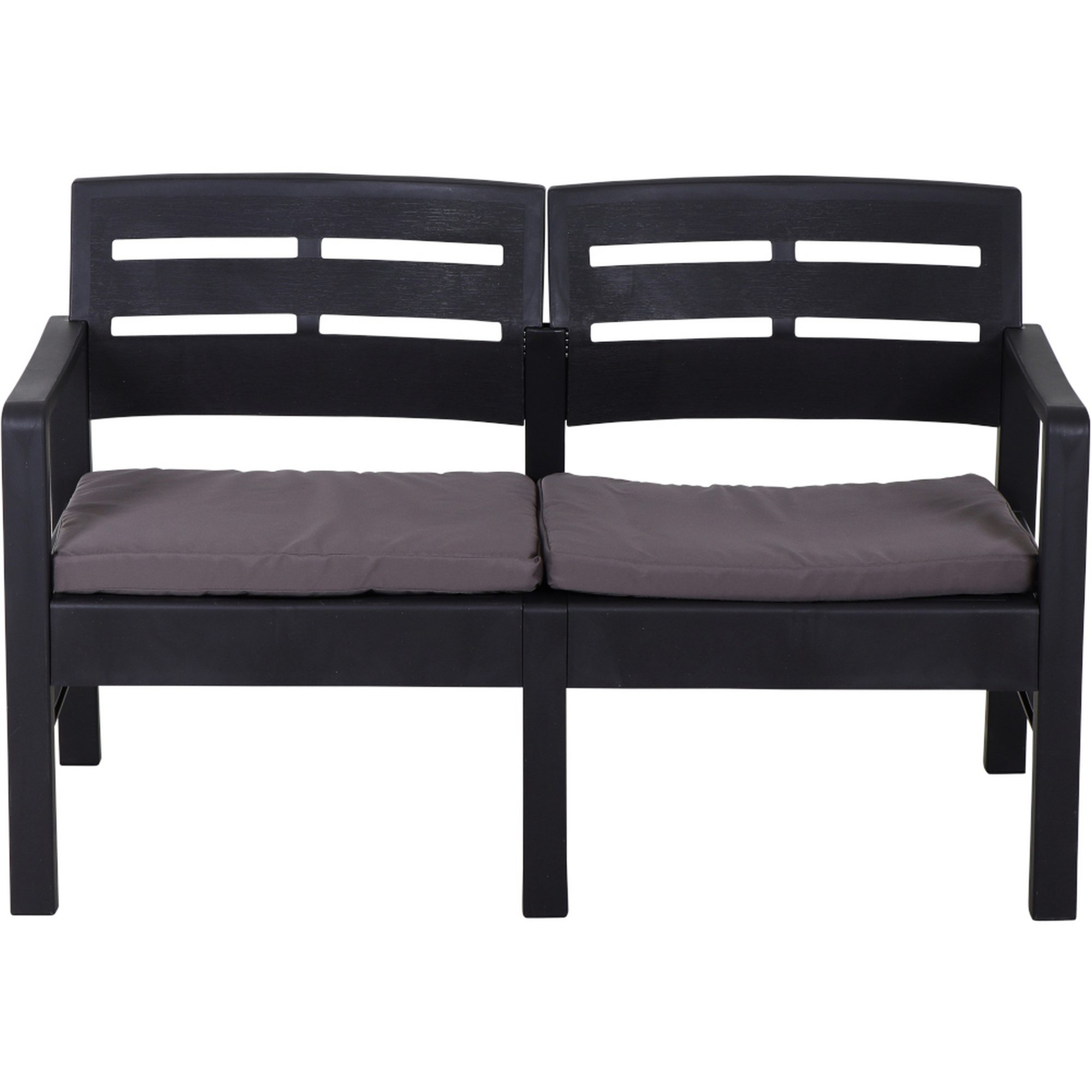 Balkonmöbel-Set 'Java' anthrazit 5-teilig