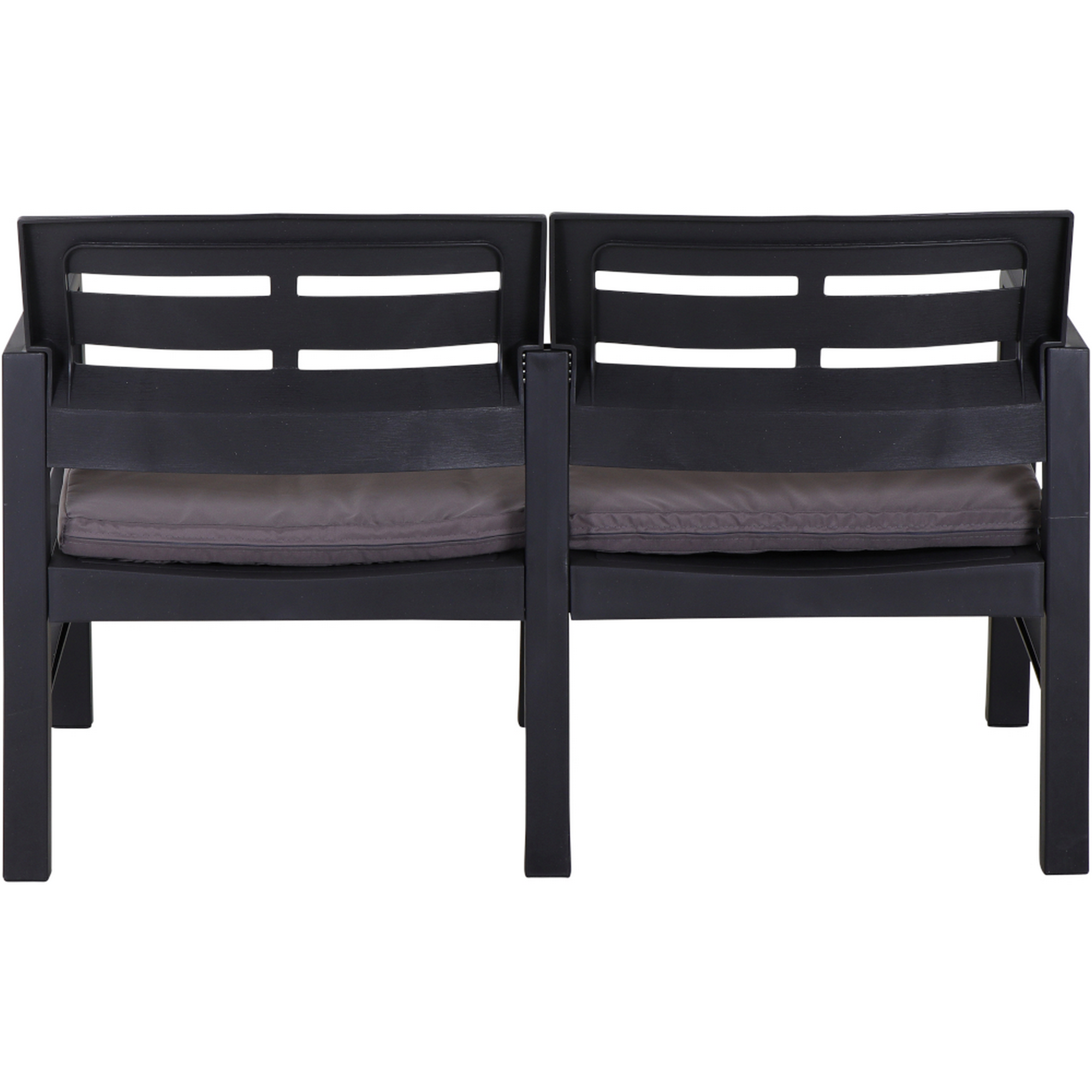 Balkonmöbel-Set 'Java' anthrazit 5-teilig