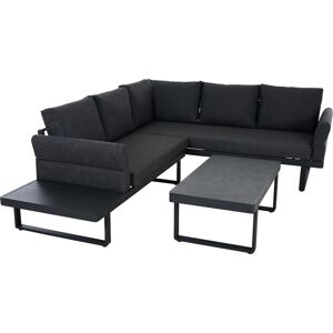 Loungemöbel-Set 'Weston' anthrazit 3-teilig