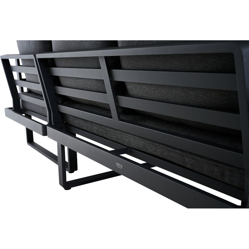 Loungemöbelset 'Weston' Aluminium anthrazit 3-teilig