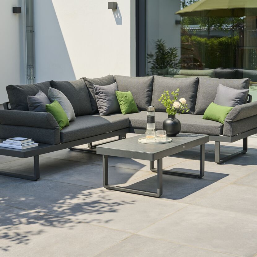 Loungemöbelset 'Weston' Aluminium anthrazit 3-teilig