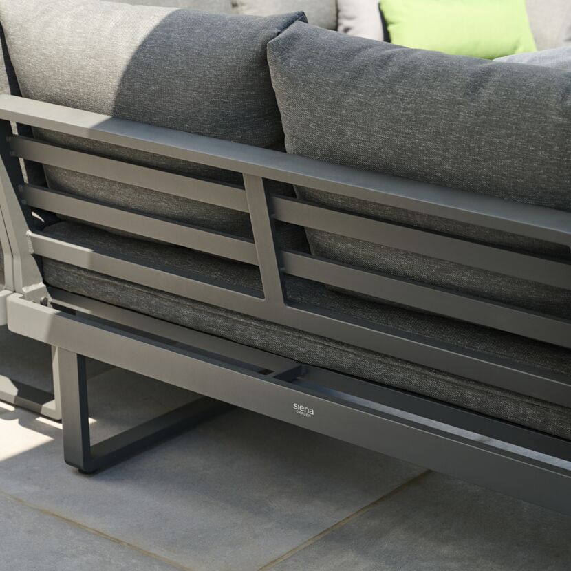 Loungemöbelset 'Weston' Aluminium anthrazit 3-teilig
