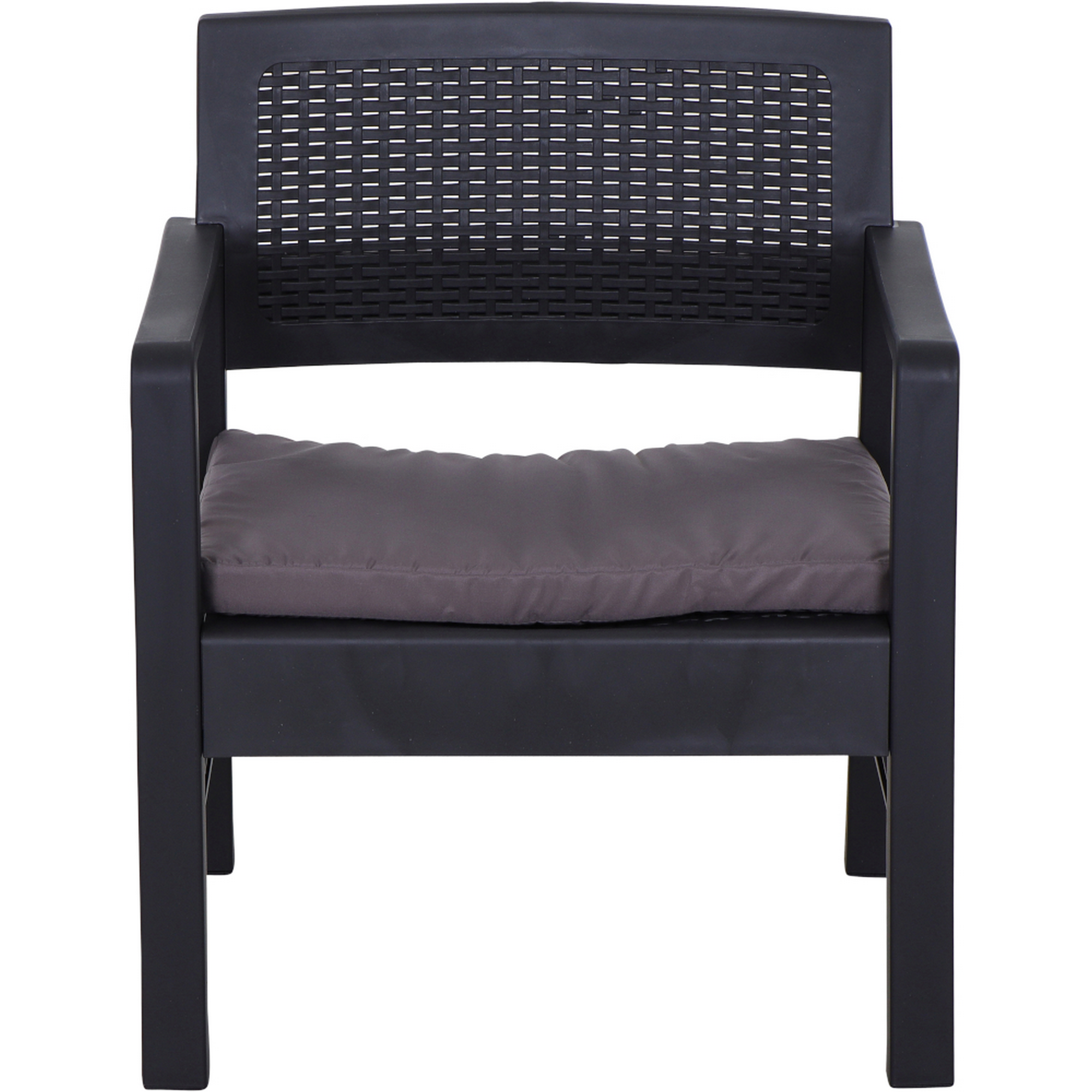 Balkonmöbel-Set 'Kraka' anthrazit 3-teilig