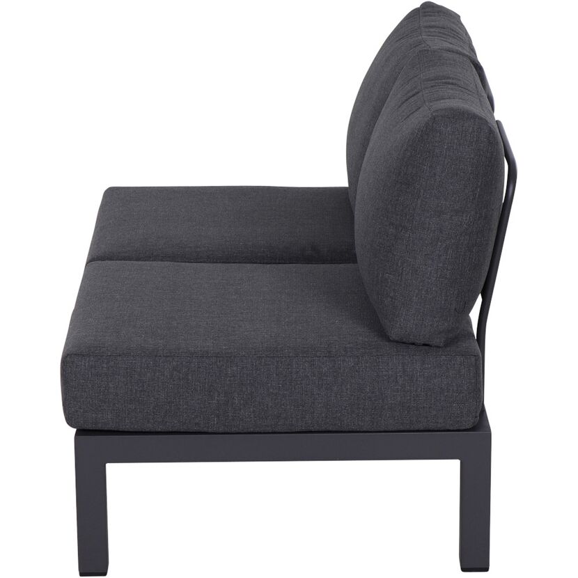 Loungemöbelset 'Brighton' Aluminium anthrazit 3-teilig