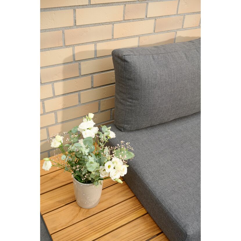 Loungemöbelset 'Brighton' Aluminium anthrazit 3-teilig