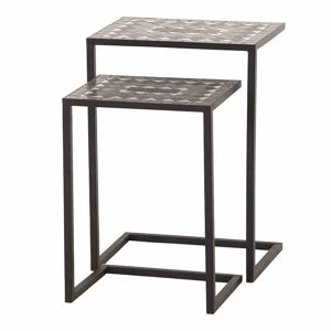 Beistelltisch-Set 'Como' anthrazit 2-teilig